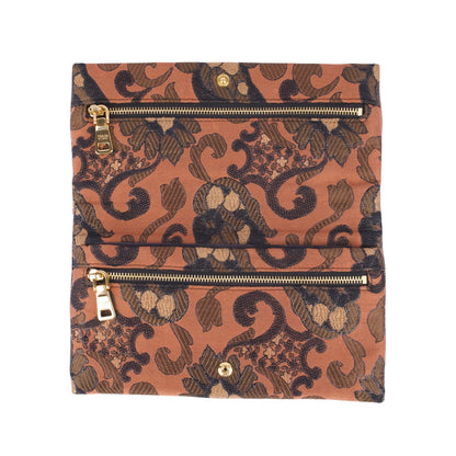 Prada Brocard Chestnut Wallet