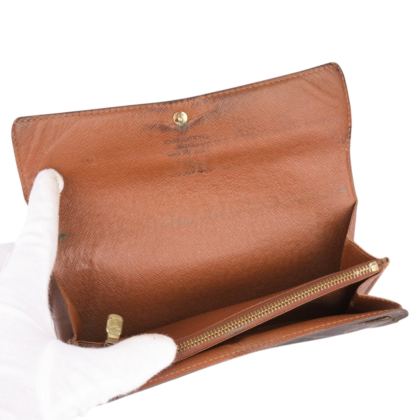 Louis Vuitton Canvas Monogram Sarah Wallet