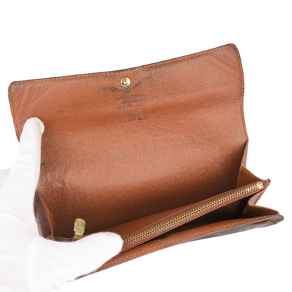 Louis Vuitton Canvas Monogram Sarah Wallet