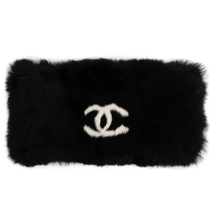 Chanel Fur CC Muffler Arm Warmer Armstulpe