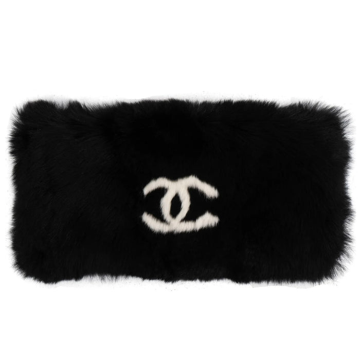 Chanel Fur CC Muffler Arm Warmer Armstulpe
