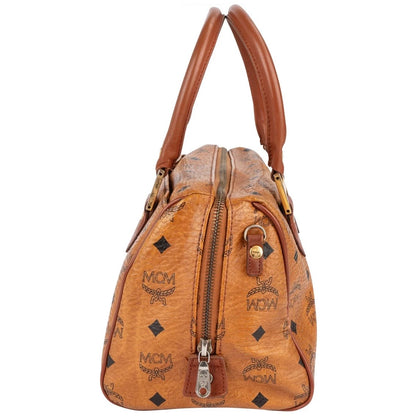 MCM Monogram Visetos Boston Handbag