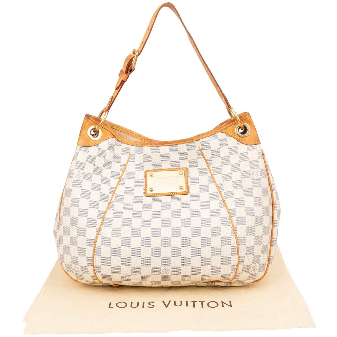 Louis Vuitton Monogram Damier Azur Canvas Galliera PM Shoulder Bag
