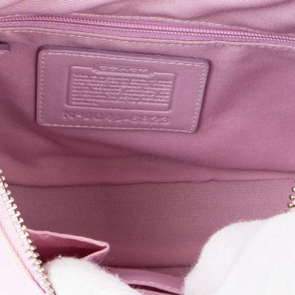 Coach Pink Monogram Shoulder Bag