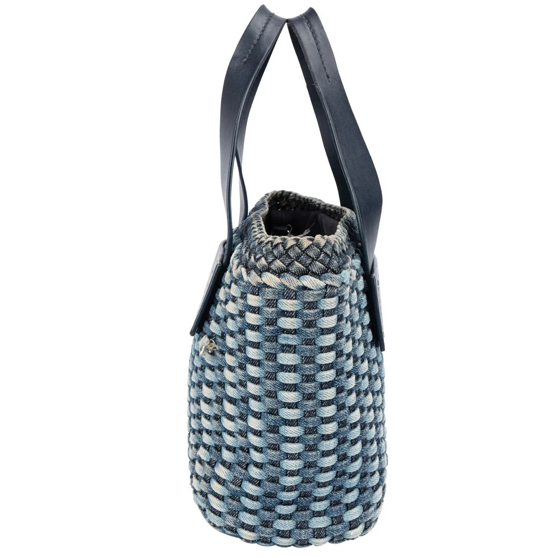 Miu Miu Braided Denim
Bucket Handbag
