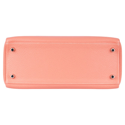 Hermès Rose Jaipur Kelly 28 Clemence Leather Handbag