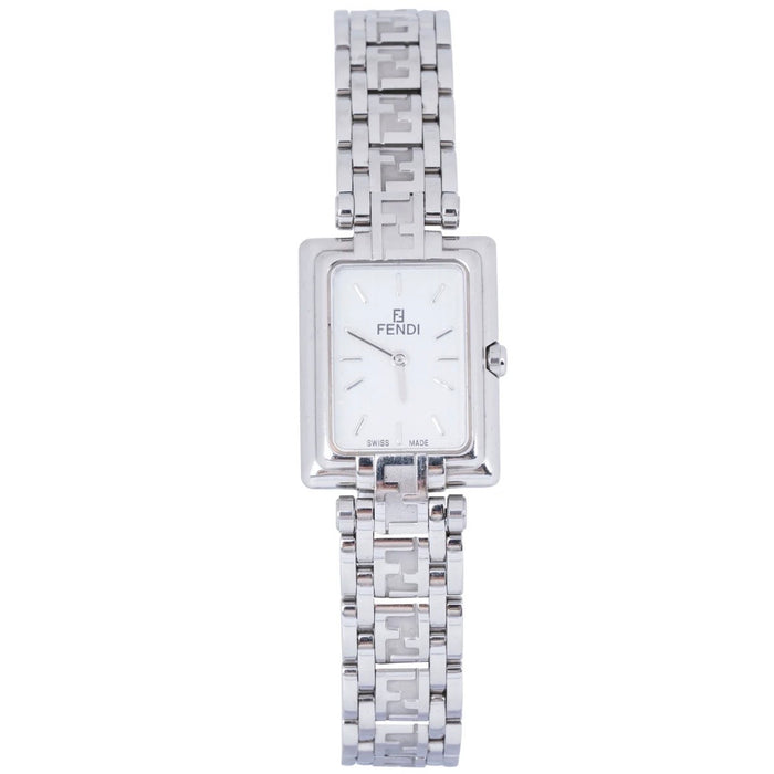 Fendi Silver Tone Classico Tank 710L Women Watch