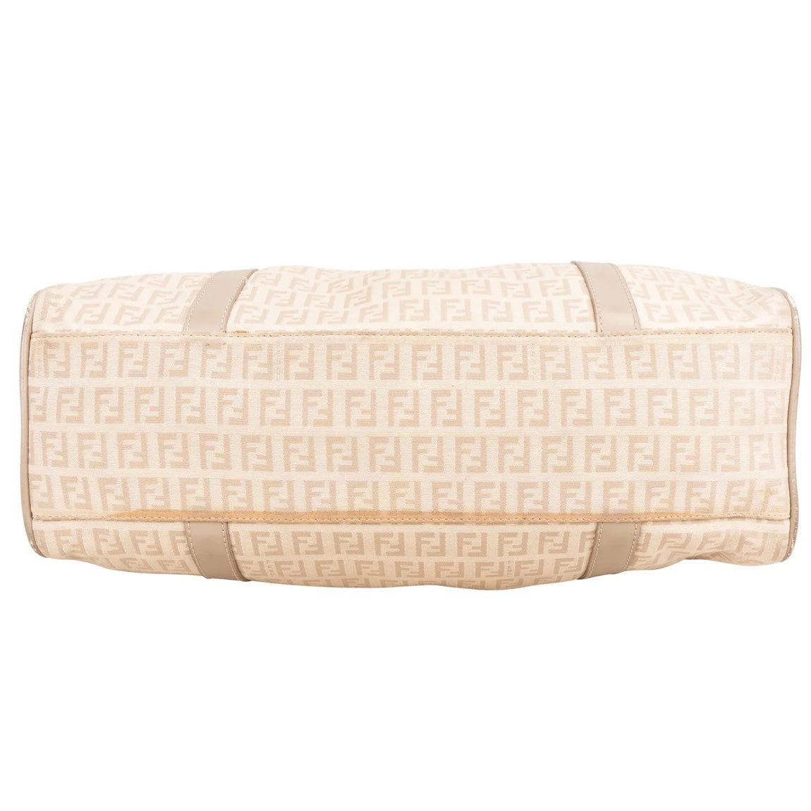 Fendi Monogram Zucca Baguette Buckle Shoulder Bag