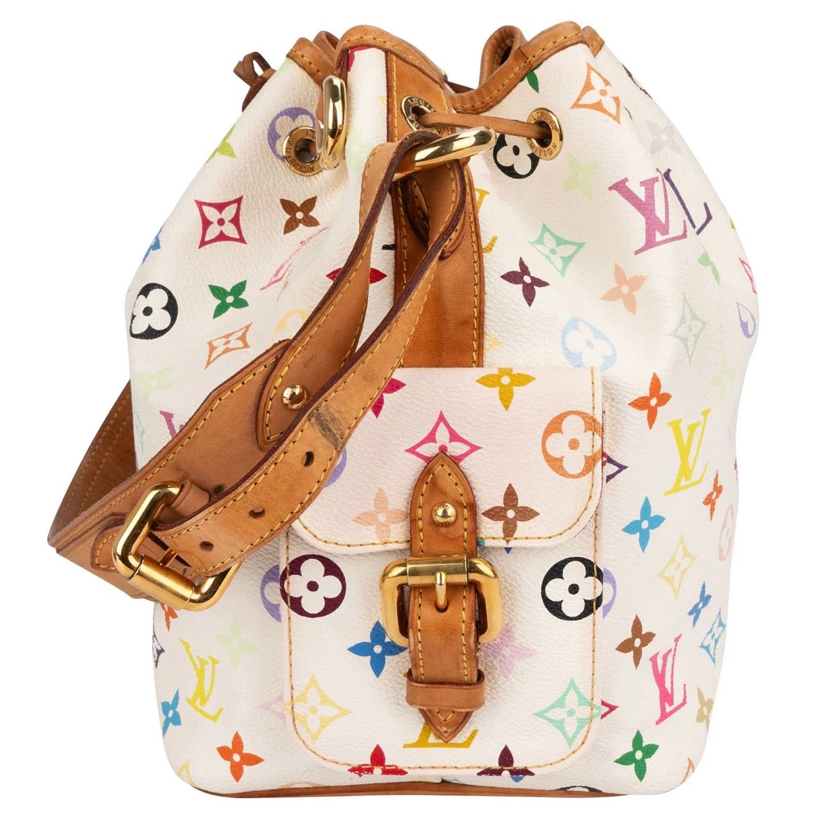 Louis Vuitton Monogram Murakami Multicolor Sac Noé Petit Shoulder Bag