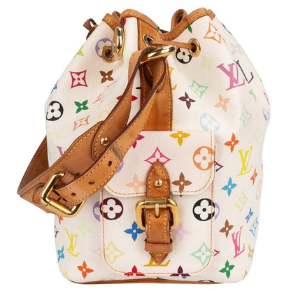 Louis Vuitton Monogram Murakami Multicolor Sac Noé Petit Shoulder Bag