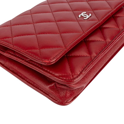 Chanel Quilted Lambskin Wallet On Chain Crossbody Bag