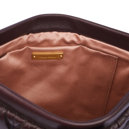 Miu Miu Quilted Leather Pochette Shoulder Bag