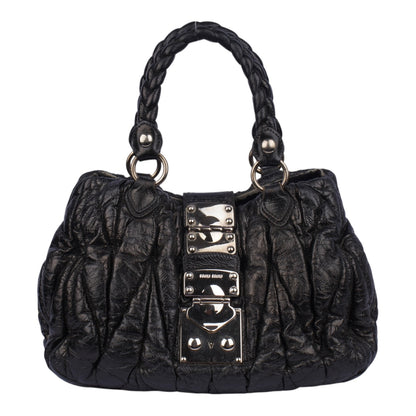 Miu Miu Quilted Leather Handbag