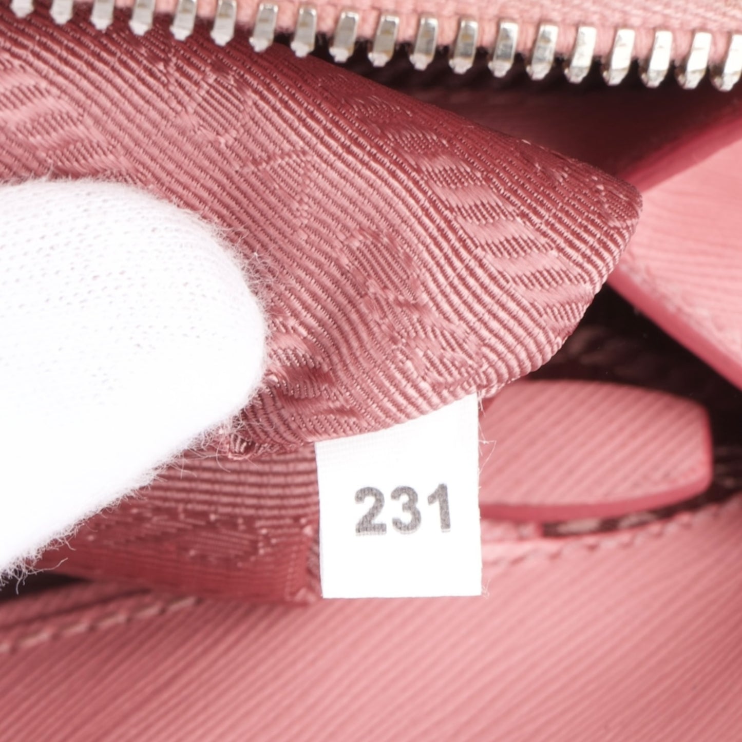 Prada Pink Saffiano Leather Small Galleria Handbag