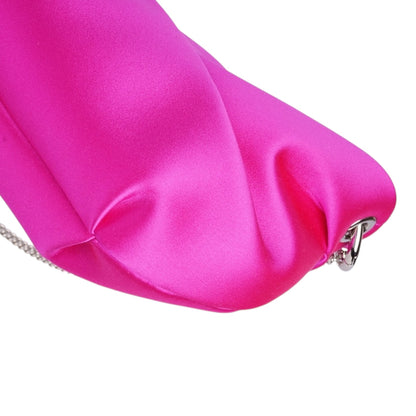 Jimmy Choo Pink Satin Bonny Crossbody Bag