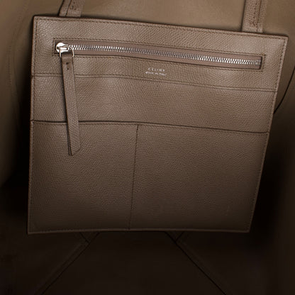 Celine Leather Cabas Shopper Bag