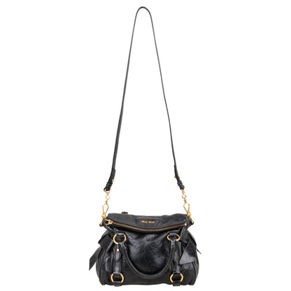 Miu Miu Vitello Lux City Handbag