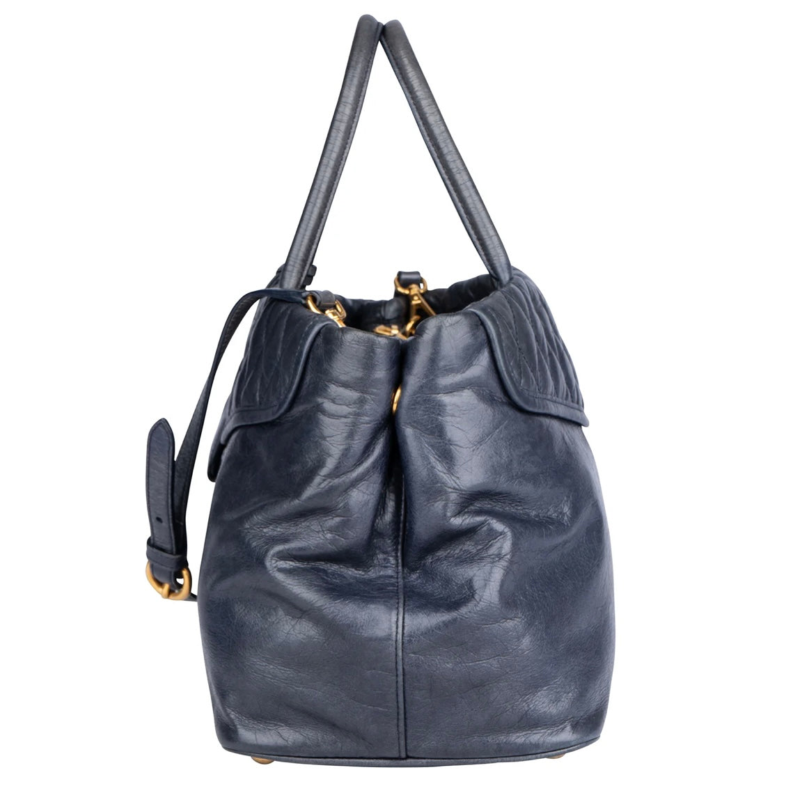 Miu Miu Matelasse Leather City Handbag