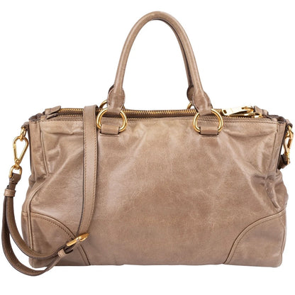 Miu Miu Vitello Lux Leather Bowler Handbag