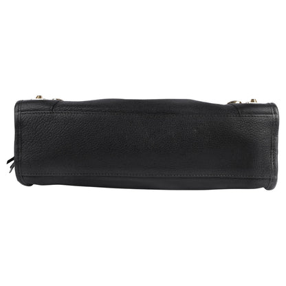 Balenciaga Black Leather City Handbag