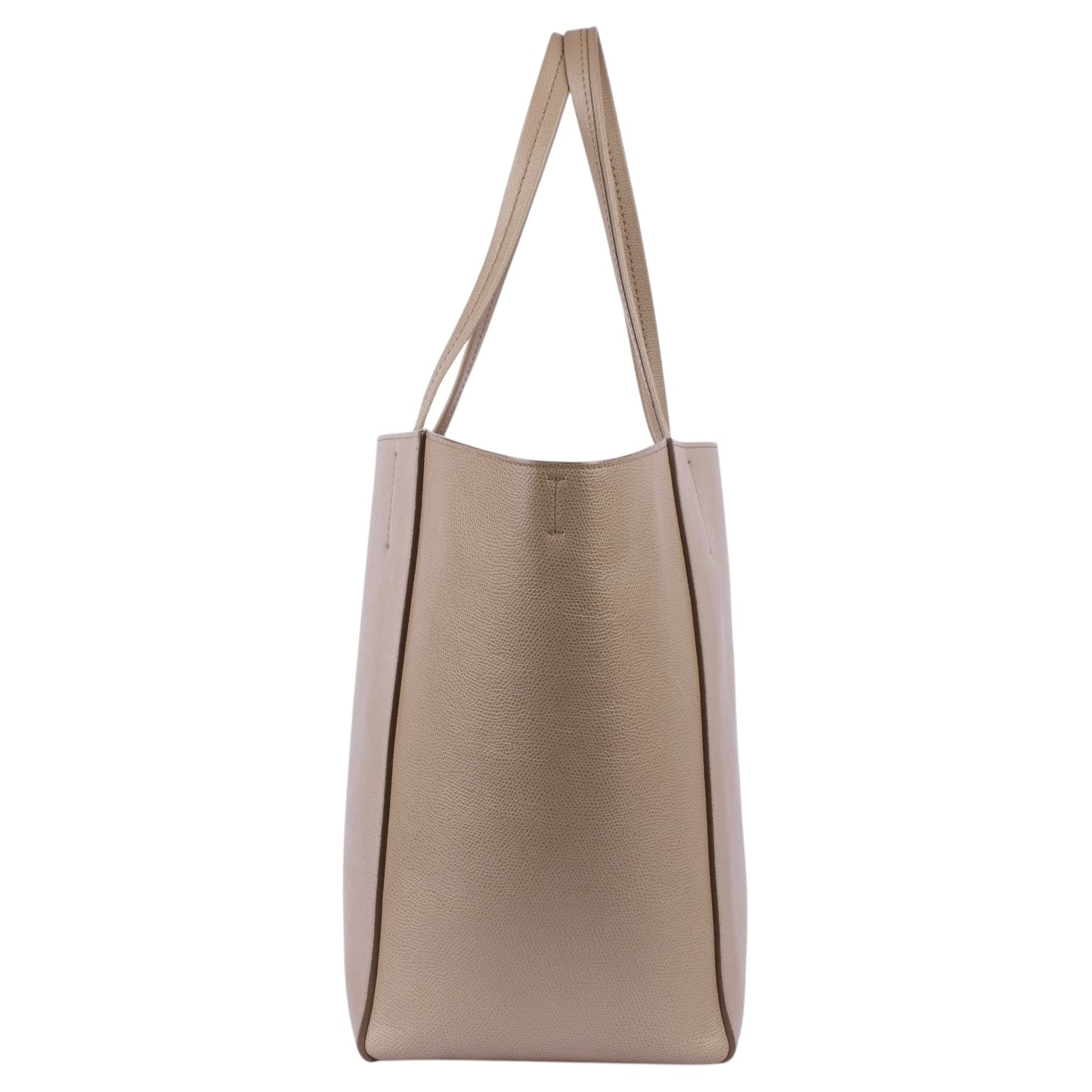 Celine Leather Cabas Shopper Bag