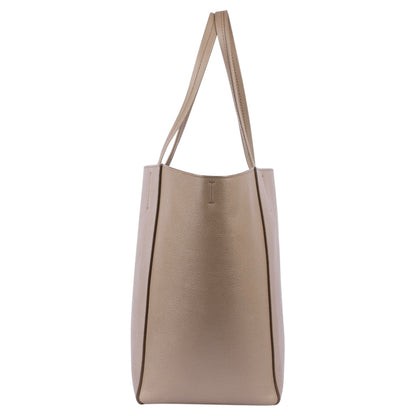 Celine Leather Cabas Shopper Bag