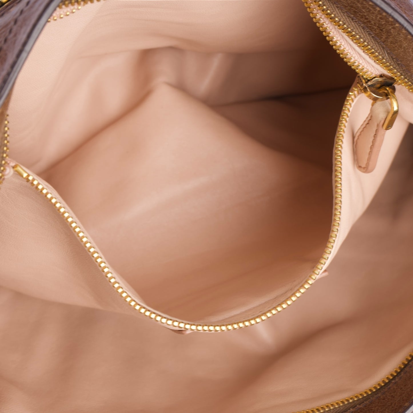 Prada Vitello Leather Shine Chain Shoulder Bag