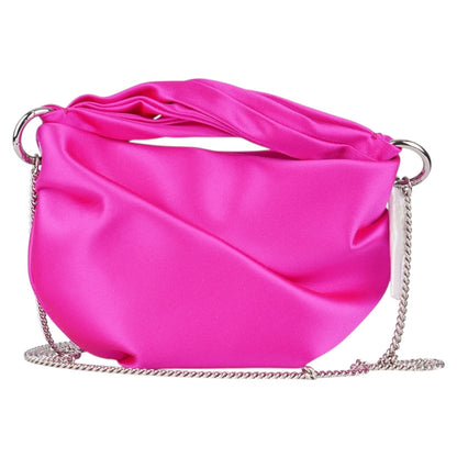 Jimmy Choo Pink Satin Bonny Crossbody Bag