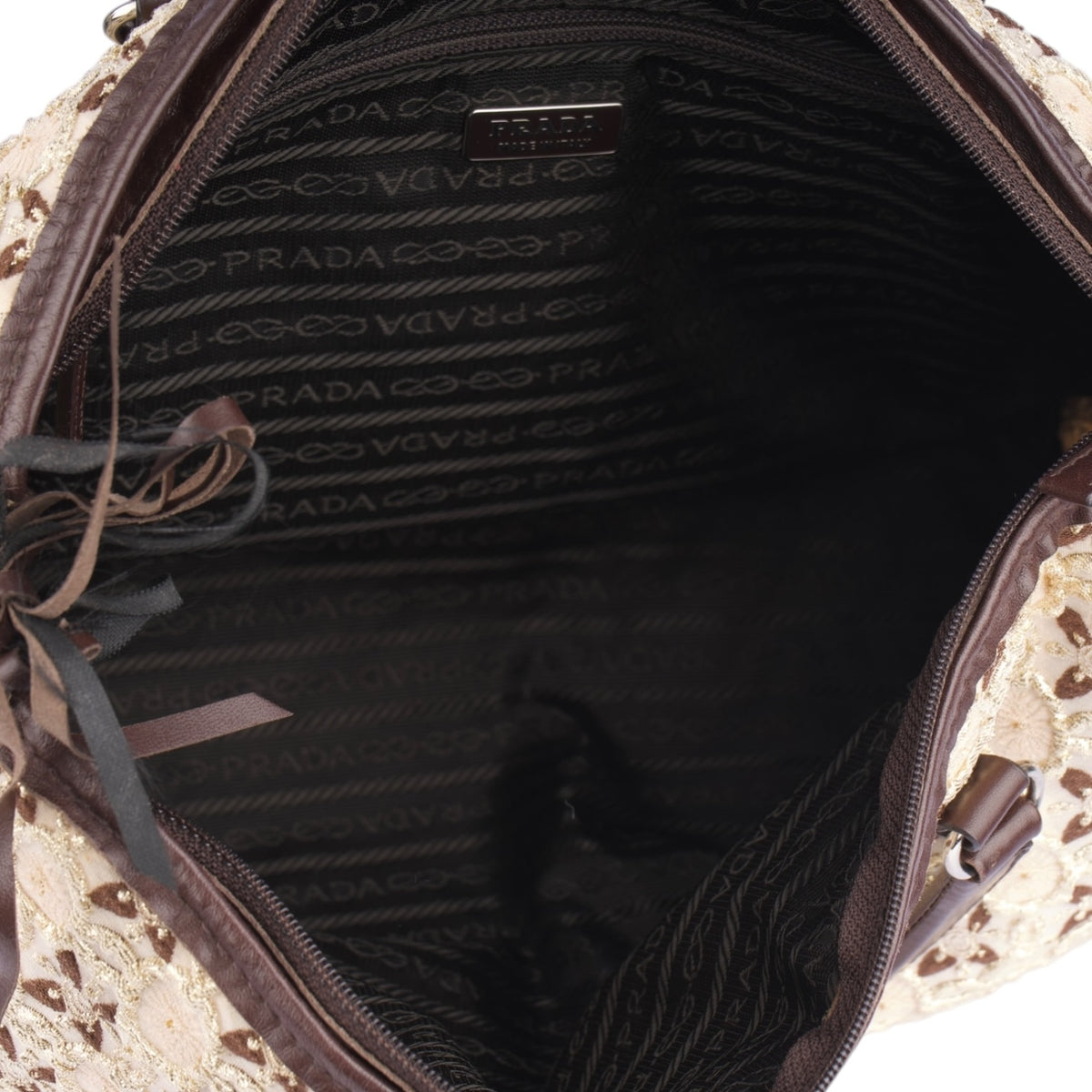 Prada Bow Cloquet Handbag