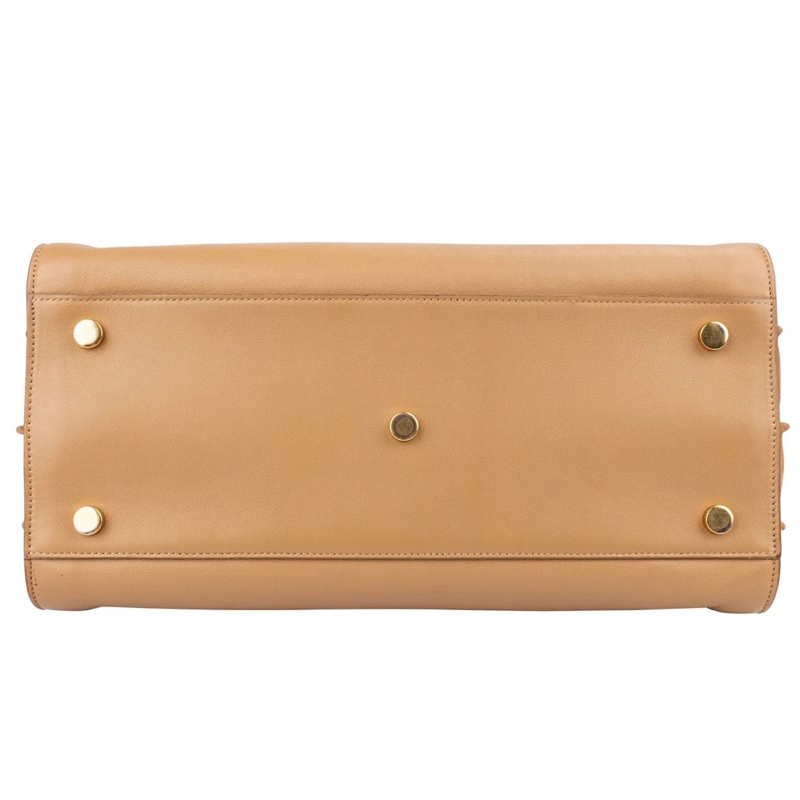 Yves Saint Laurent Smooth Leather Sac De Jour Handbag
