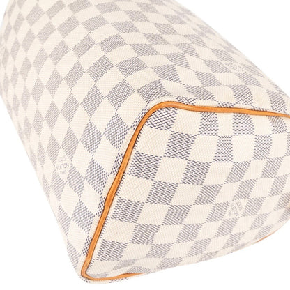 Louis Vuitton Monogram Damier Azur Canvas Speedy 25 Handbag