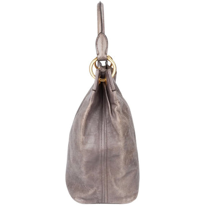 Prada Fumo Leather Vitello Handbag