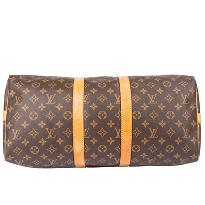 Louis Vuitton Canvas Monogram Keepall 45 Bandouliere