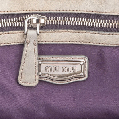 Miu Miu Vitello Lux Coffer Hobo Handbag