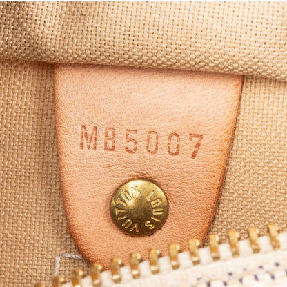 Louis Vuitton Monogram Damier Azur Canvas Speedy 25 Handbag