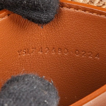Saint Laurent Raffia Le 5 à 7 Hobo Mini Handbag