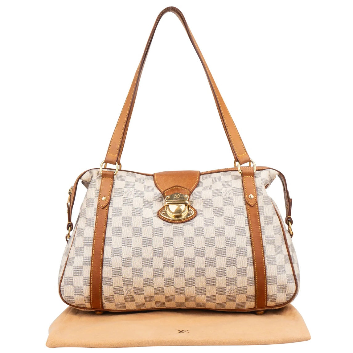 Louis Vuitton Damier Azur Monogram Stresa PM Shoulder Bag
