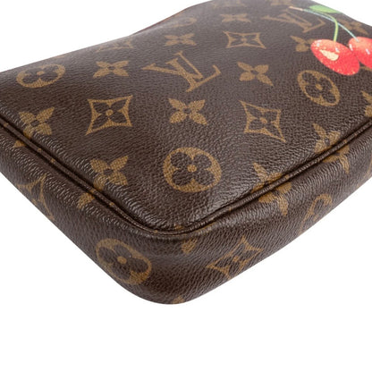Louis Vuitton Monogram Canvas Cerises Pochette Accessoires Cherry Handbag