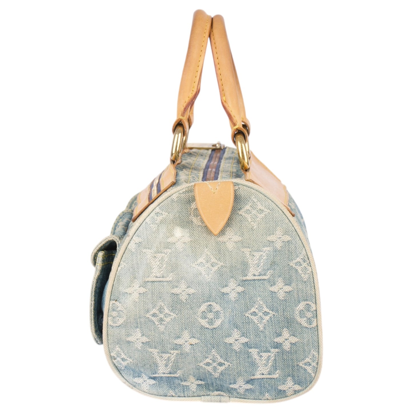 Louis Vuitton Denim Monogram Neo Speedy 30 Handbag