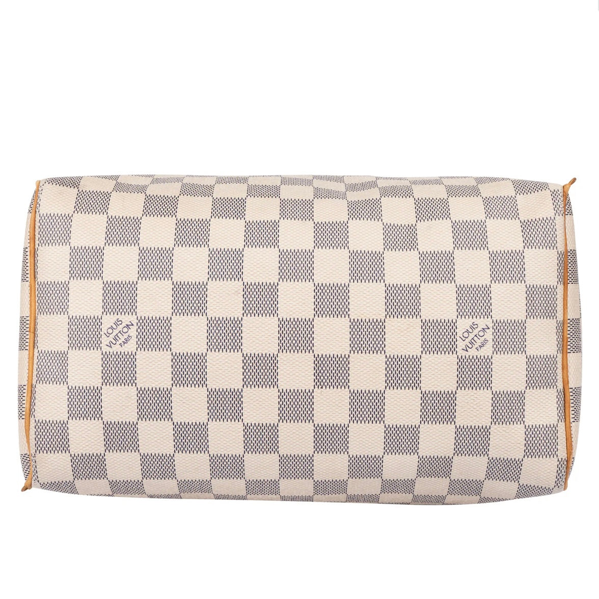 Louis Vuitton Damier Azur Monogram Speedy 25 Handbag