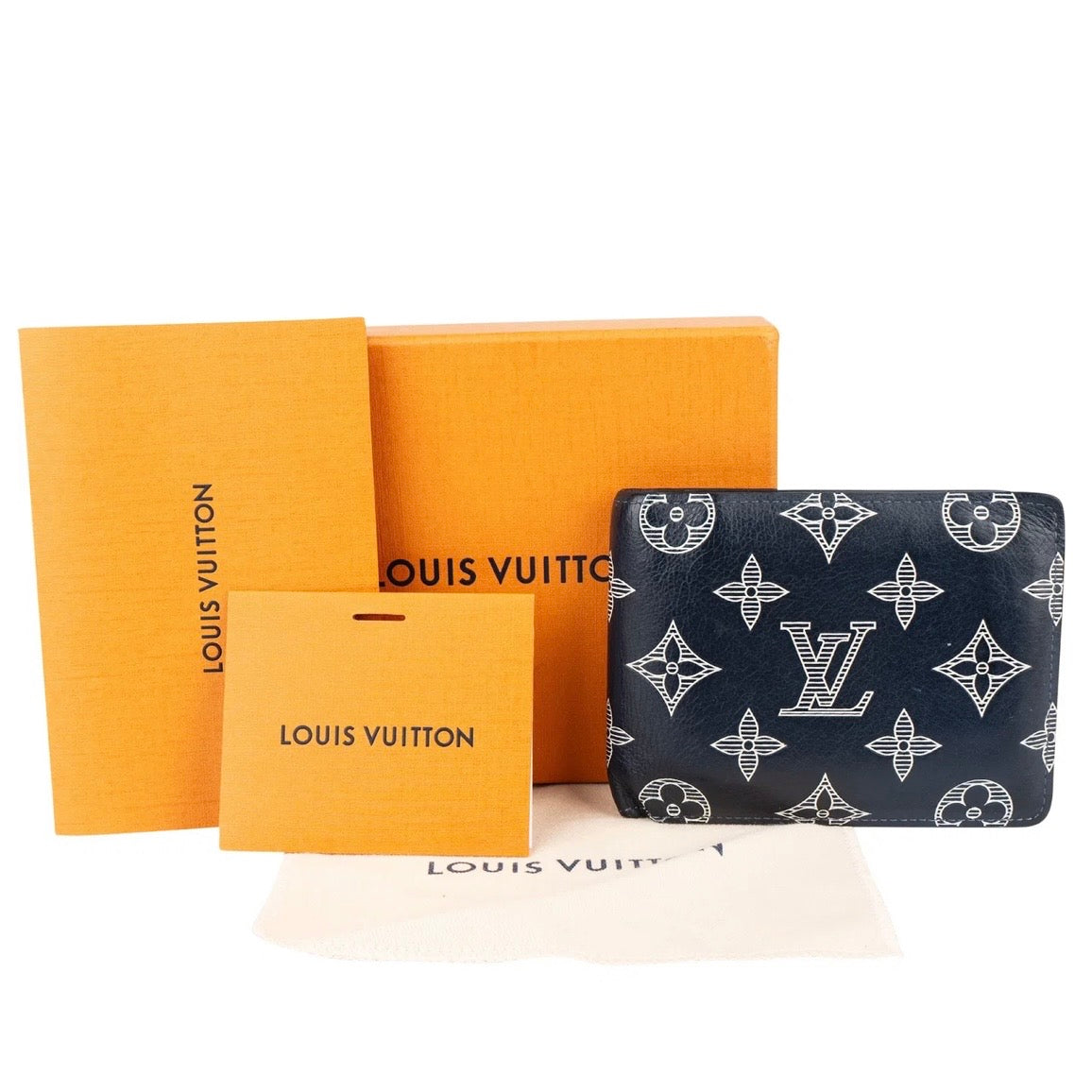 Louis Vuitton Monogram Shadow Comics Multiple Wallet