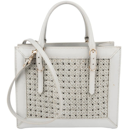 Balenciaga Woven Leather Classic City Square Tote Handbag