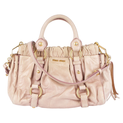 Miu Miu Vitello Leather Handbag