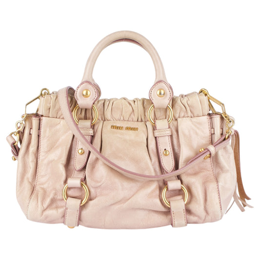 Miu Miu Vitello Leather Handbag
