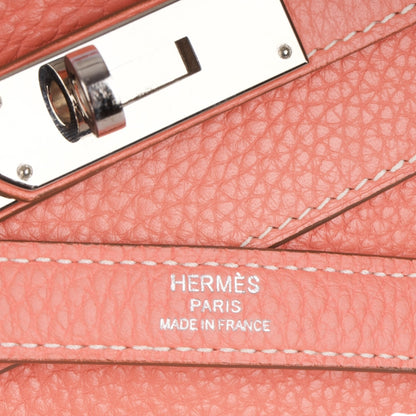 Hermès Rose Jaipur Kelly 28 Clemence Leather Handbag