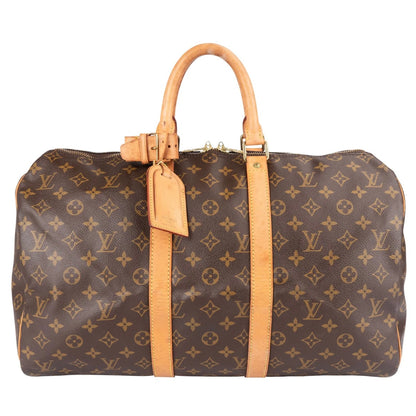 Louis Vuitton Monogram Canvas Keepall 45 Travel Bag