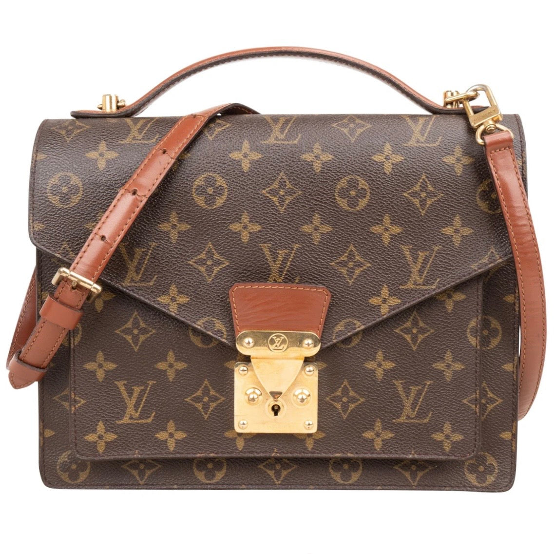 Louis Vuitton Monogram Canvas Monceau Handbag