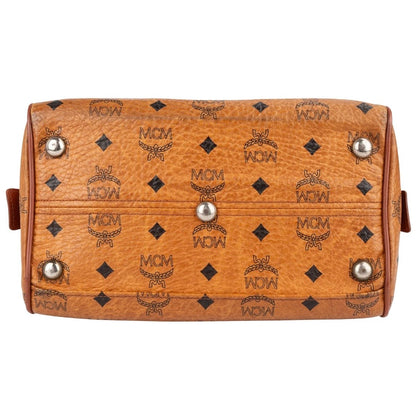 MCM Monogram Visetos Boston Handbag