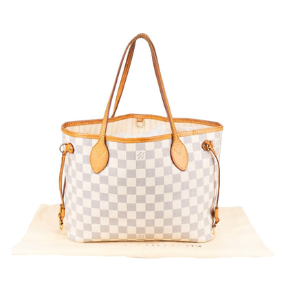 Louis Vuitton Damier Azur Neverfull PM Shopper Bag