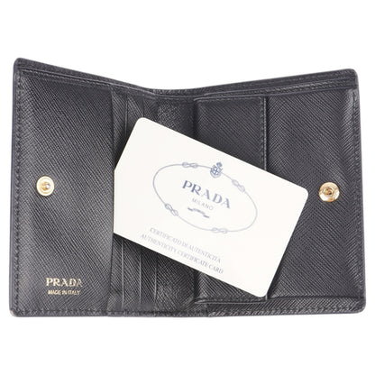 Prada Black Mermaid Print Wallet